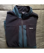 Lands End Men&#39;s Size XL Two-tone Fleece Full-zip Jacket with several poc... - $410.82 MXN