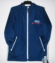 Ford Racing Raincoat Nylon Windbreaker Jacket With Packing Pouch - £39.95 GBP