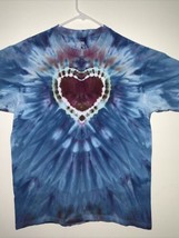 Handmade Heart Ice Tie Dye Shirt Unisex Men Women Sz L Cotton Kirkland - $24.26