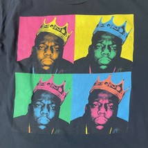Official Notorious BIG Andy Warhol Style Graphic T-Shirt Black Size: XL - £8.01 GBP