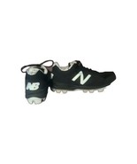 New Balance Shoes Cleats Size 10 Tupelo Mens Baseball Black&amp;White Lace up - £14.21 GBP