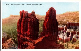 The Sentinels,Bryce Canyon, Southern UTAH-POSTCARD (C) - £3.82 GBP