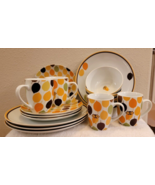 Rachel Ray LITTLE HOOT OWL Set of Dishes 4 Place Settings 16 PIECES Very... - $89.00