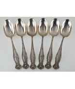 TOWLE Empire 1894 Sterling Silver Teaspoon Lot of 6, 5.75&quot; w/Mono - £138.48 GBP