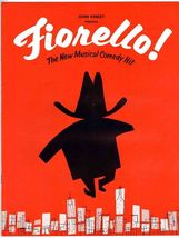 Fiorello Souvenir Program Kenley Players Robert Carroll  Ohio 1962 - $17.87