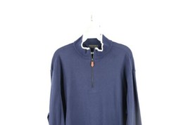 Polo Golf Ralph Lauren Mens Large Soft Cotton Knit Half Zip Pullover Sweater - £34.99 GBP