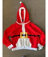Santa Clause Zip Up Hoodie Size 2X - $1,138.55 MXN