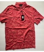 SMASH Shirt Men’s Size Small Polo Pull Over Pink Short Sleeve Cotton  NWT - $27.15 CAD
