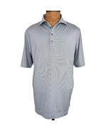 FootJoy Polo Shirt Mens Large Gray Short Sleeve Beau Rivage Resort &amp; Casino - £26.81 GBP