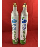 Lot of 2 EMPTY Sodastream CO2 Carbonator Canister Cylinder Bottle 14.5oz... - £25.49 GBP