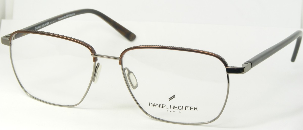 Daniel Hechter Paris DHM225-2 Gelbbraun Brown/Dark Silber Brille 57-16-1... - $96.02