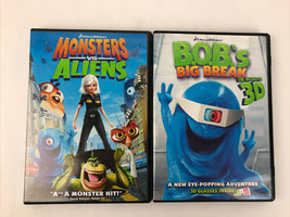 DREAMWORKS Monsters Vs Aliens (2018) B.O.B’s Big Break w 3D Glasses (2009) DVD - £10.94 GBP