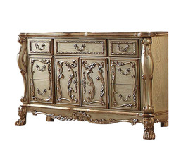 20" Gold Solid Wood Combo Dresser - $36,334.94 MXN