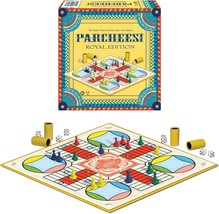 Parcheesi Royal Edition USA classic family favorite featuring charming artwork t - £39.13 GBP