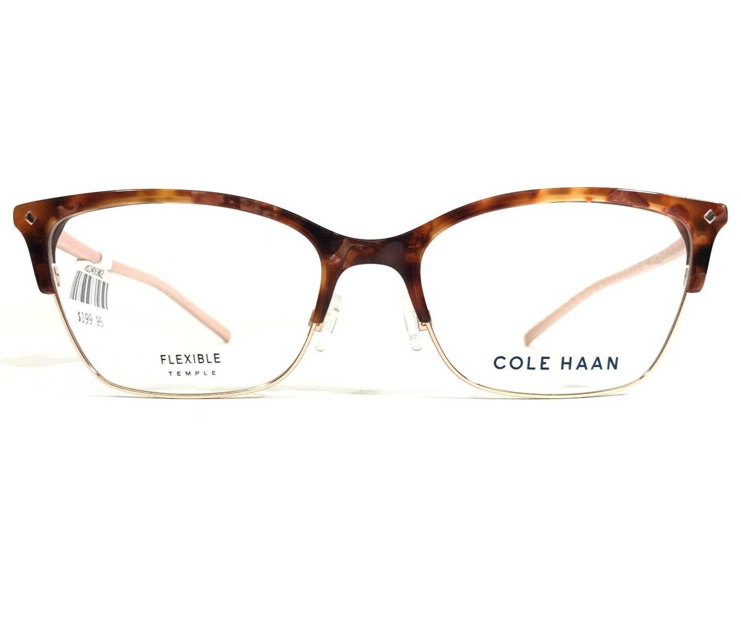 Primary image for Cole Haan Eyeglasses Frames CH5029 239 Pink Tortoise Gold Cat Eye 53-18-135