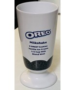 OREO White Ceramic Milkshake Tumbler/ Mug 16oz Recipe on Front - $14.01