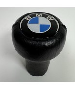 BMW E10 E12 E21 E23 E24 E32 Shift Knob Leather BMW Logo 25111203074 OEM - $166.83 CAD