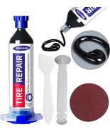 Tire Repair Glue Sidewall Repair Kit Black Rubber Cement Tire Fixes Seal... - $9.22