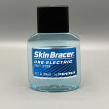 Vintage Skin Bracer Pre Electric Shave Lotion Mennen 3.5 Oz. Blue New Old Stock - £27.21 GBP