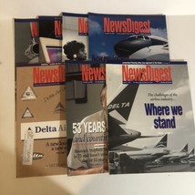 Vintage Delta News Digest Lot Of 7 Booklet 1995 - £31.54 GBP