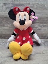 NWT 15&quot; Disney Minnie Mouse Plush Doll - Stuffed Toy Authentic Licensed- RED - £11.56 GBP