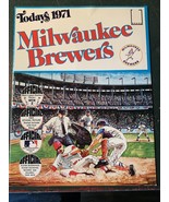 Dell Todays 1971 Milwaukee Brewers Players Cards Stat Team Data Booklet ... - $380.59 MXN
