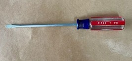 Craftsman Slotted Screwdriver 1/8&quot; Flat 41589 T PR Anti Roll - Made In T... - $17.99