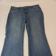 Terra & Sky High Rise Bootcut Women's Light Wash Blue Jeans Size 16W (38×31) image 6