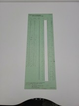 Vintage IBM 3800 Printing Subsystem Print Line And Character Gauge Template - £19.22 GBP