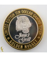 Jane&#39;s Grill $10 Golden Nugget Casino Gaming Token .999 Silver Ltd Edition - €53,77 EUR