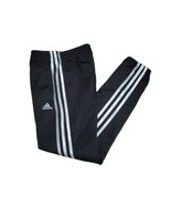 Adidas Sweatpants Girls Size 7 - 8 Small Black Holographic Stripes - £10.77 GBP