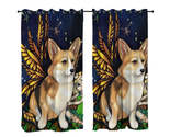 Fantasy Pet Dog Corgi of the Faeries Curtain - $1,069.23 MXN - $2,065.19 MXN
