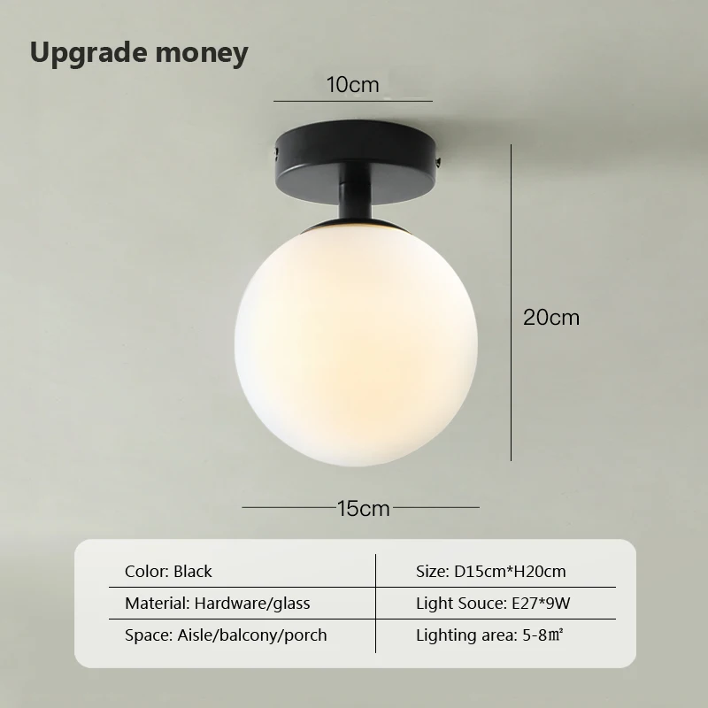  Style E27 LED Wall Lamps  Ball Wall Lights for Hallway room side Lamp Wall Scon - £165.79 GBP