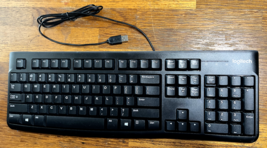 Logitech K120 Ergonomic Desktop Wired Keyboard USB Black - £7.13 GBP