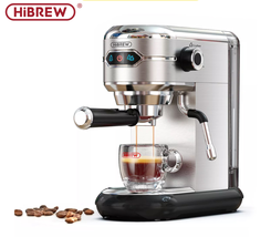Coffee Maker Cafetera 19 Bar Inox Semi Automatic Super Slim ESE POD&amp; Pow... - $250.99