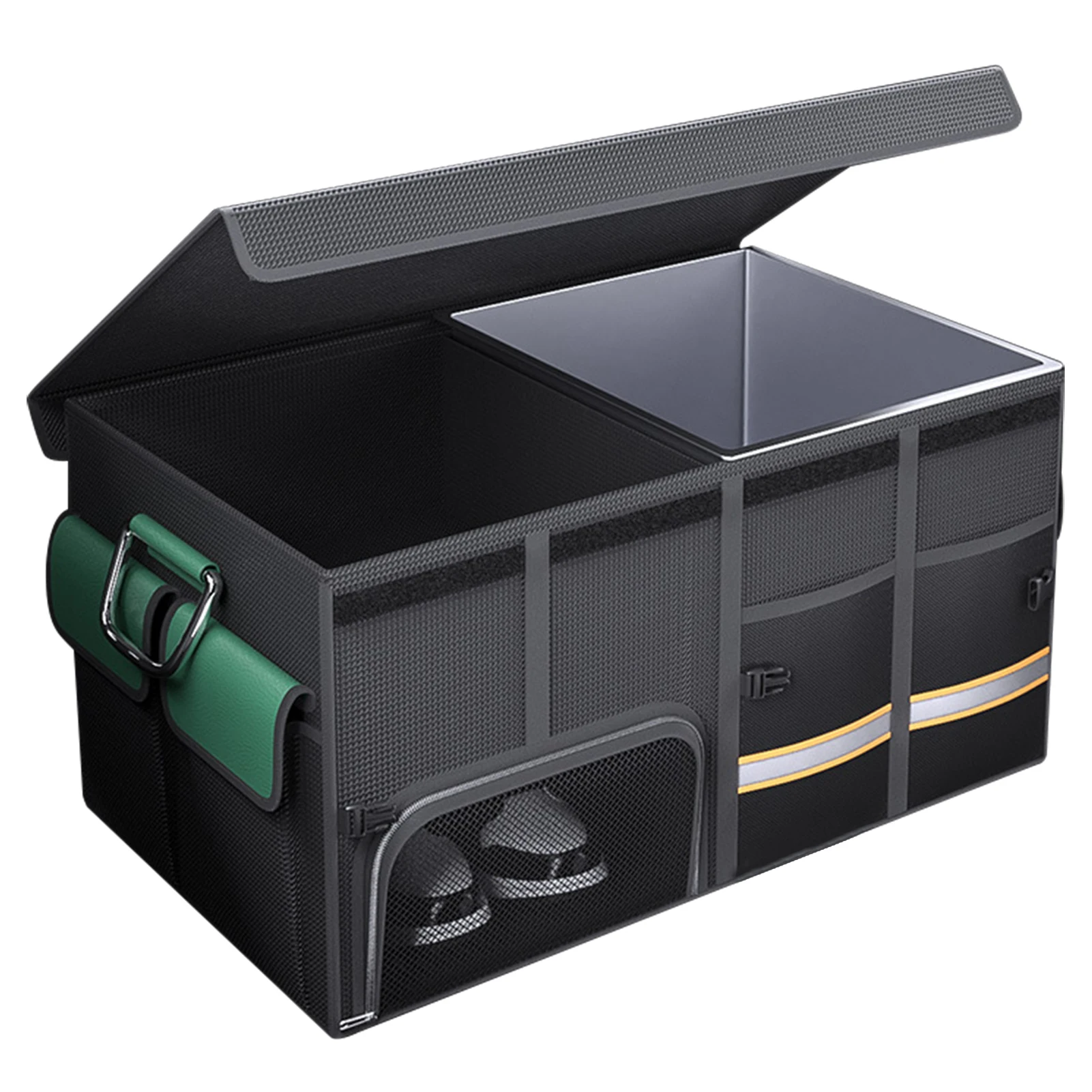 Car Trunk Storage Box Multi-compartments Organizer Bag Anti Slip Foldabl... - £41.21 GBP+