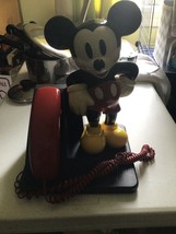 Vintage Disney Mickey Mouse Corded Land Line Touch Tone Telephone-1996 W... - £30.13 GBP