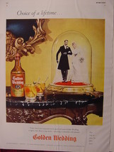 1945 Esquire Original Advertisement Wwii Era Golden Wedding Whiskey Dobbs Hats - £5.08 GBP