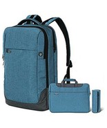 Men &amp; Women Blue School Backpack, Laptop Bag &amp; Pencil Pouch - - £10.24 GBP