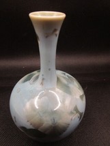 Celadon Crystallion glazed small jade color pottery vase By San Diego Po... - £59.21 GBP