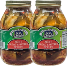 Amish Wedding Foods Bread &amp; Butter Pickles,  2-Pack 32 oz. Quart Jars - $41.95