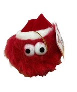 Holiday Harry Toy Fluff Ball Santa  By Zanies 4.5 inches Plush - $8.55