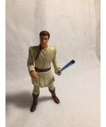 Star Wars Obi Wan Kenobi Vintage 1999 Action Figure Plastic Hasbro 3.75 ... - £5.50 GBP