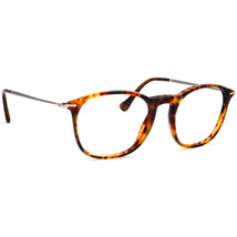 Persol Eyeglasses 3124-V 108 Light Havana Rounded Square Frame Italy 50[... - $249.99