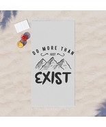 Do More Than Just Exist Boho Beach Cloth w/ Mountain Pines Hand-Drawn In... - £50.81 GBP