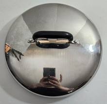 Vintage Stainless Steel 9 7/8&quot; Round Pot Pan Replacement Lid #107 - $352.39 MXN
