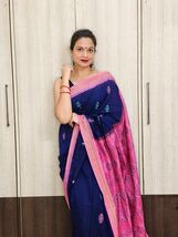 Sambalpuri Cotton Wedding Saree - Handmade Traditional Handloom for Women - $79.62