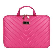 Sandy Lisa 14 Inch Laptop Sleeve, Chevron Printed Protective Case with B... - $49.99
