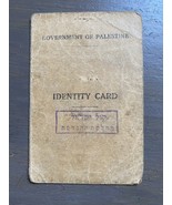 Alter Vintage Palästina Personalausweis Dokument 1948 Reisepass - $53.46 CAD