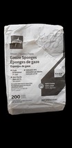 Medline 4&quot; x 4&quot; Gauze Sponges 100% Cotton Non-Sterile 8-Ply Woven (200 C... - $11.15 CAD